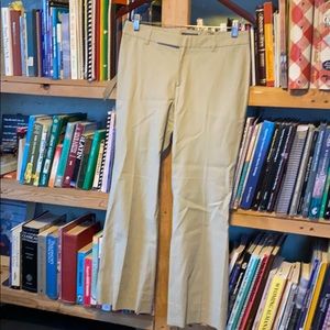 Banana Republic Stretch slacks, tan, 6